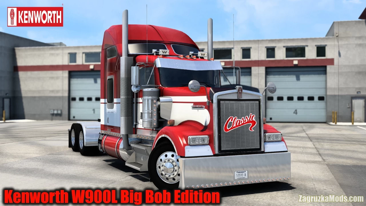 Kenworth W900L Big Bob Edition v3.8.2 (1.48.x) for ATS