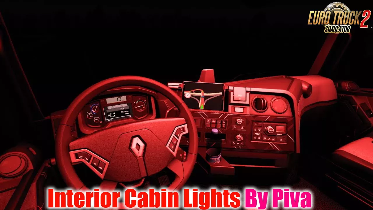 Interior Cabin Lights v3.0 (1.40.x) for ETS2