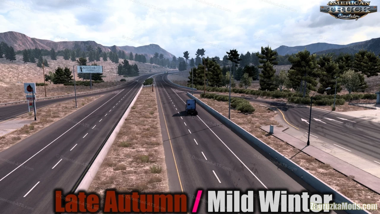 Late Autumn / Mild Winter v4.4 (1.51.x) for ATS