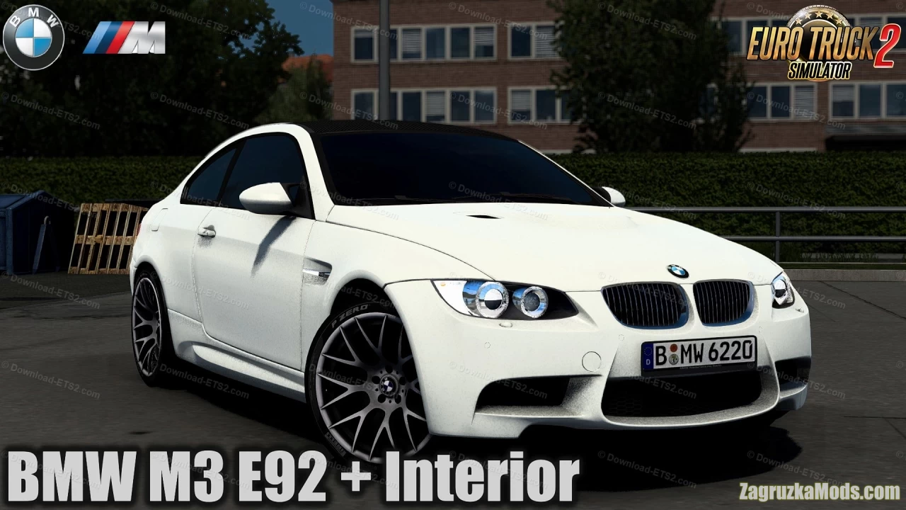 BMW M3 E92 + Interior v2.0 (1.40.x) for ATS and ETS2