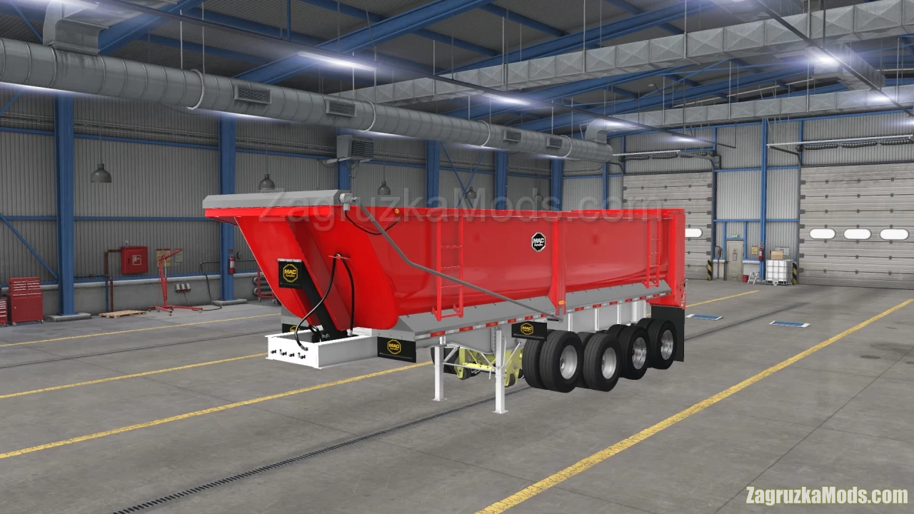 MAC MFG Dump Trailer v1.0 (1.40.x) for ATS