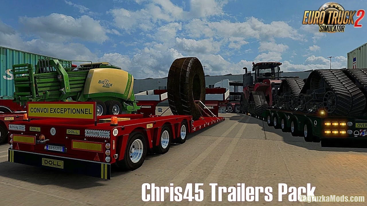 Chris45 Trailers Pack v9.16.1 (1.40.x) for ETS2