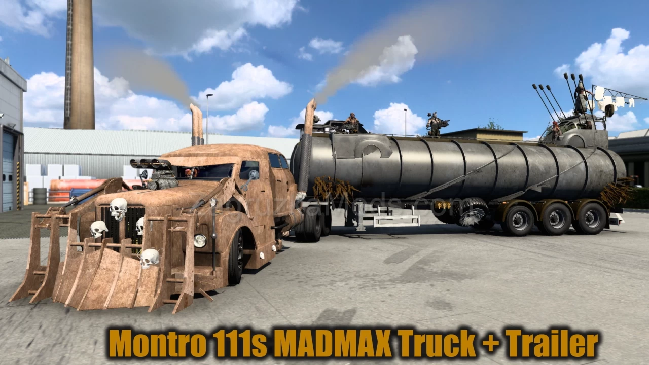 Scania 111s MADMAX + Trailer v1.1 (1.42.x) for ATS and ETS2