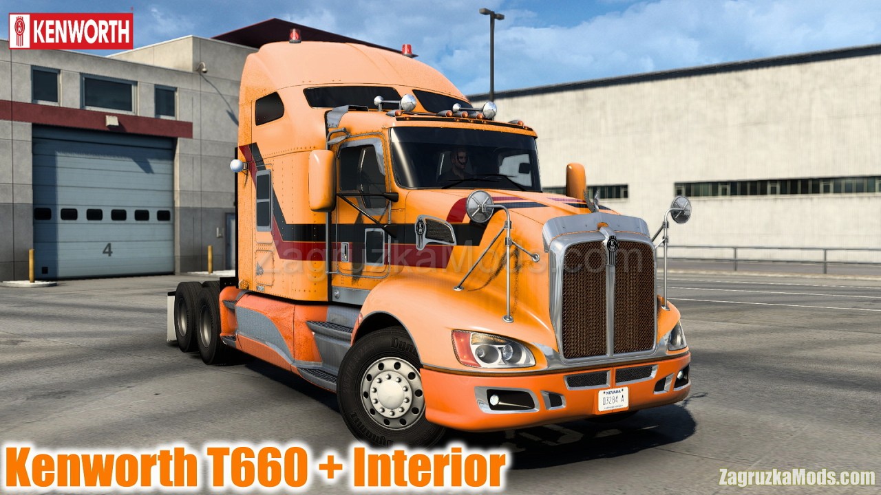 Kenworth T660 + Interior v3.7 (1.49.x) for ATS