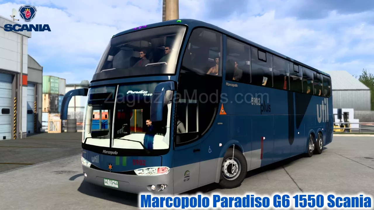 Marcopolo Paradiso G6 1550 Scania v1.1 (1.40.x) for ETS2
