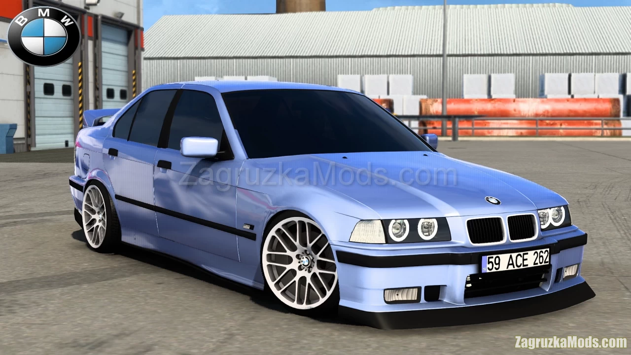 BMW 3 Series E36 Sedan v1.1 (1.43.x) for ATS and ETS2