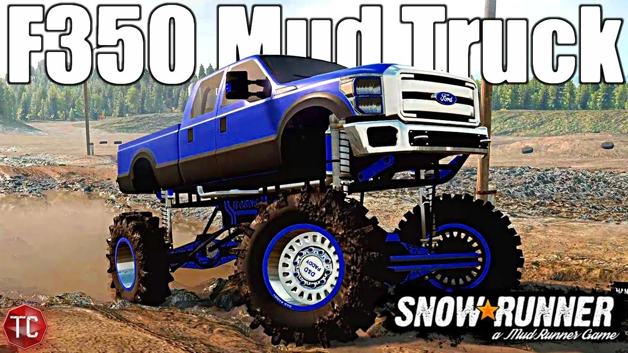 Ford F-350 Diesel Mega Mud Truck v1.3.9 for SnowRunner