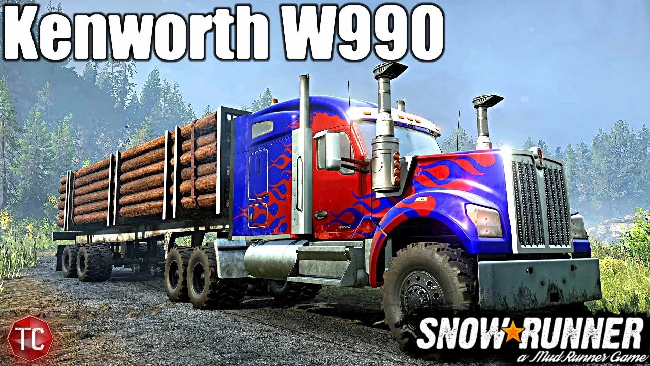 Kenworth W990 Heavy Duty Truck v1.0 for SnowRunner