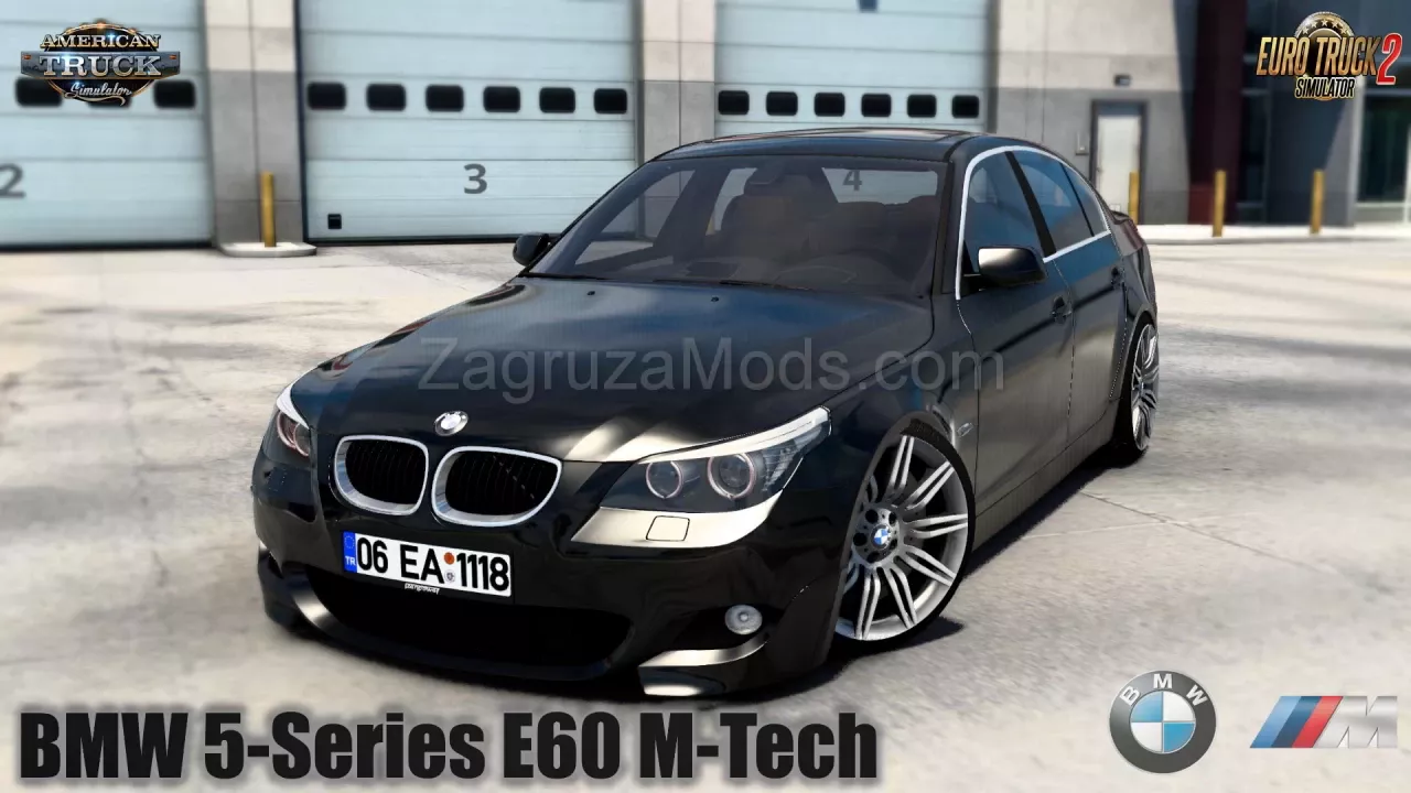 BMW 5-Series E60 M-Tech v2.1 (1.58.x) for ATS and ETS2