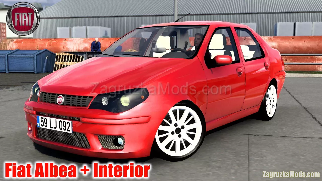 Fiat Albea + Interior v1R160 (1.57.x) for ATS and ETS2