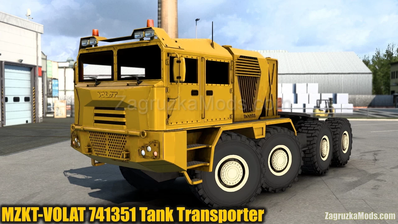 MZKT-VOLAT 741351 Tank Transporter v1.1 (1.46.x) for ETS2