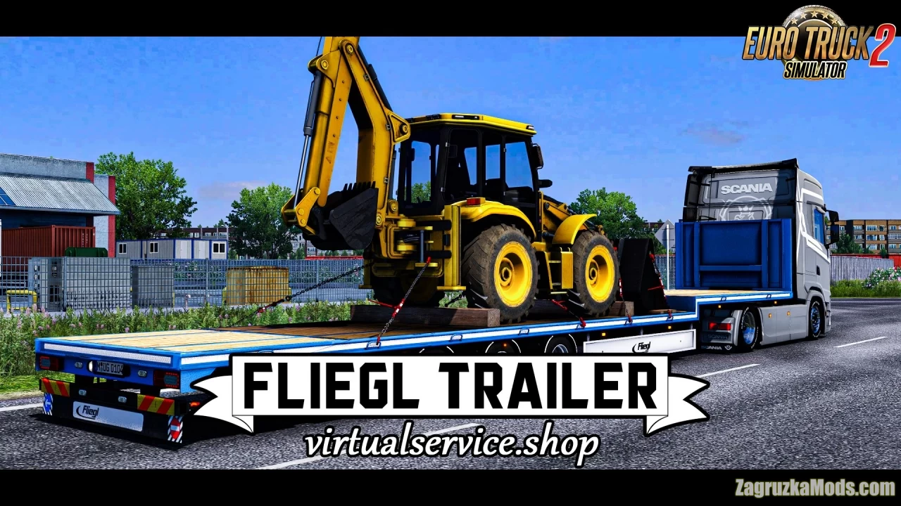 Fliegl Flatbed Trailer v1.0 (1.40.x) for ETS2