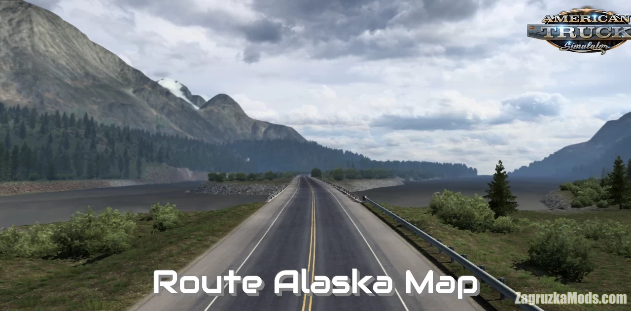 Route Alaska Map v1.6 By Ivanmykyta (1.46.x) for ATS