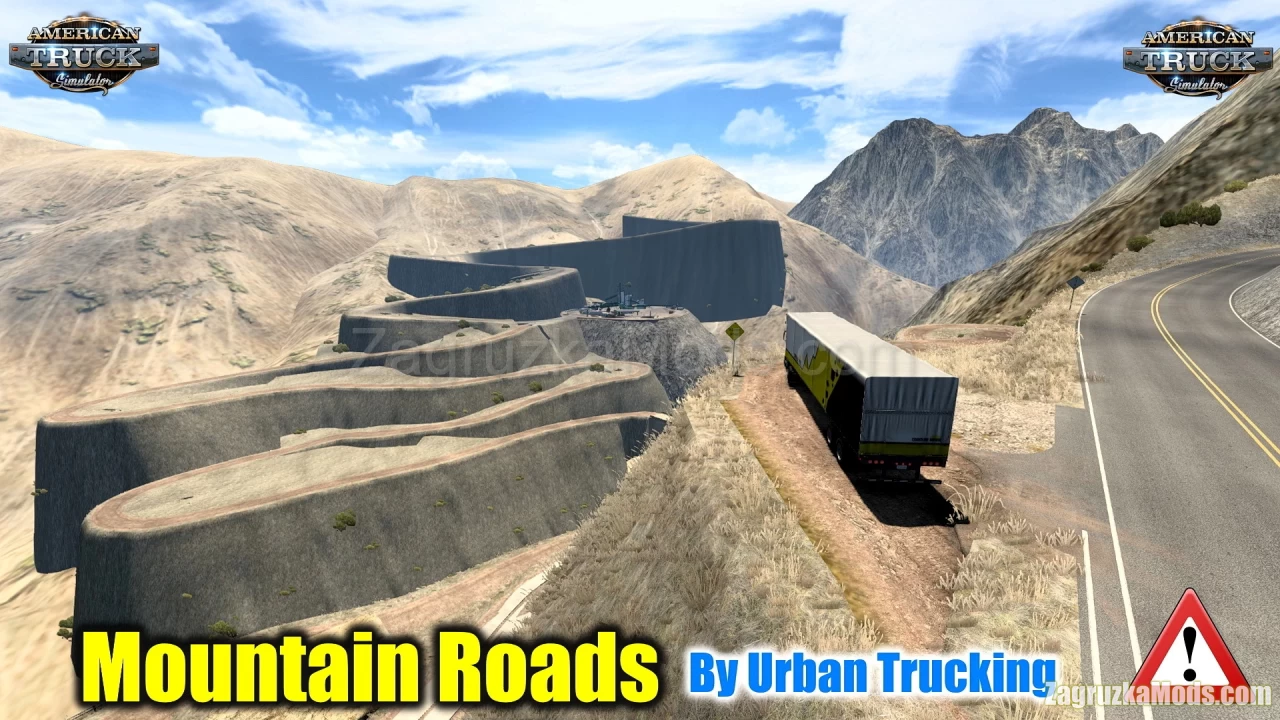 Mountain Roads Map v1.3.1.1 (1.47.x) for ATS