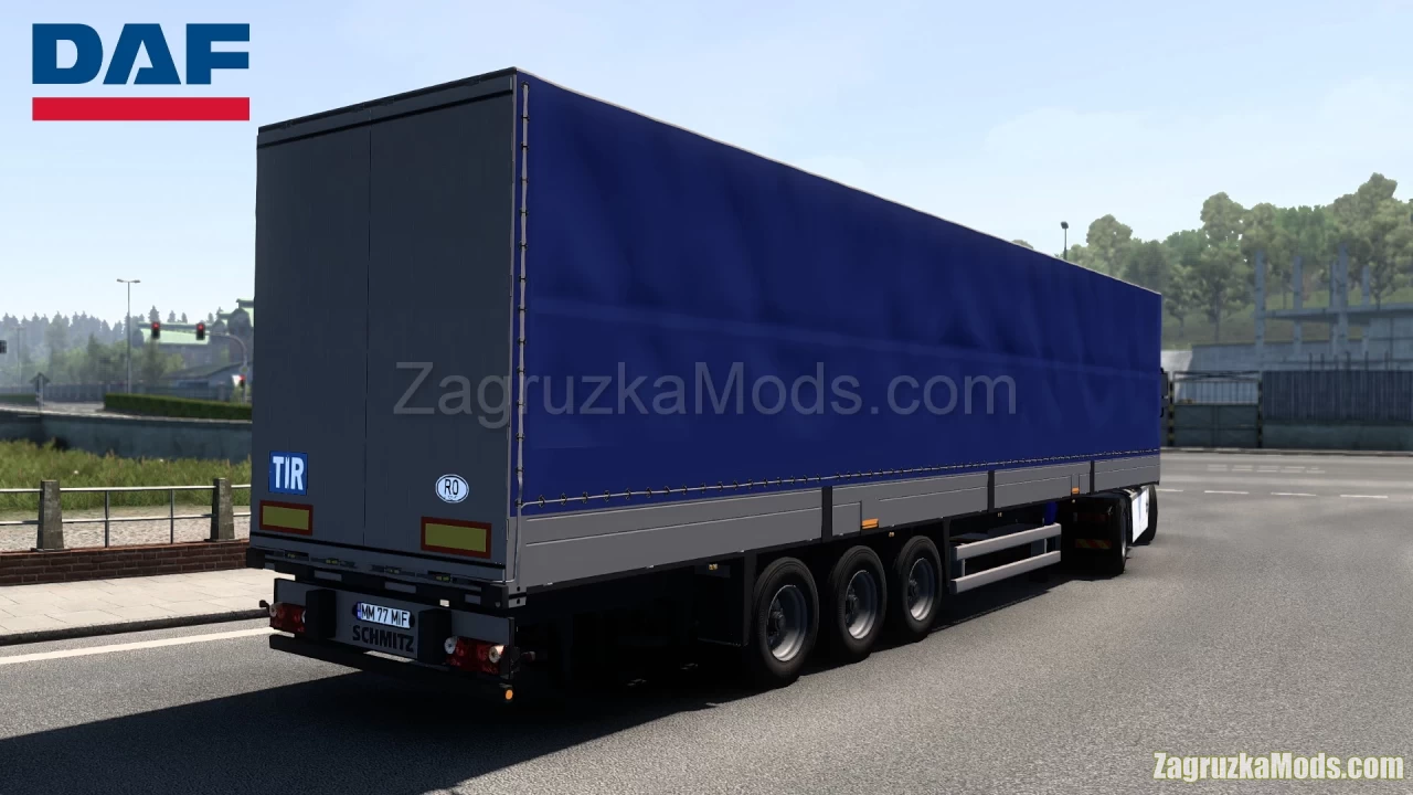 DAF XF 95 RoStyle Truck + Trailer v1.0 (1.41.x) for ETS2