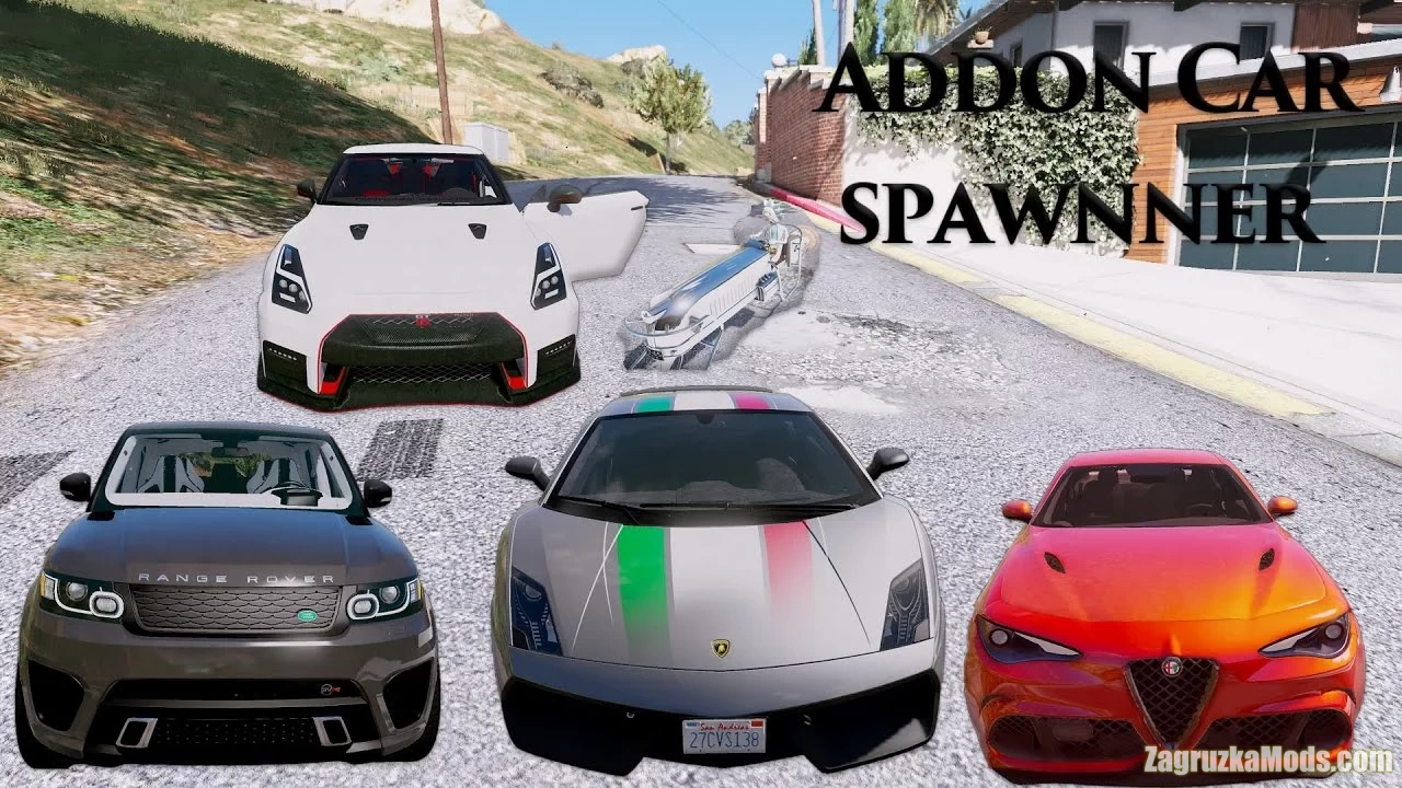 Add-On Vehicle Spawner v1.6.2 for GTA 5