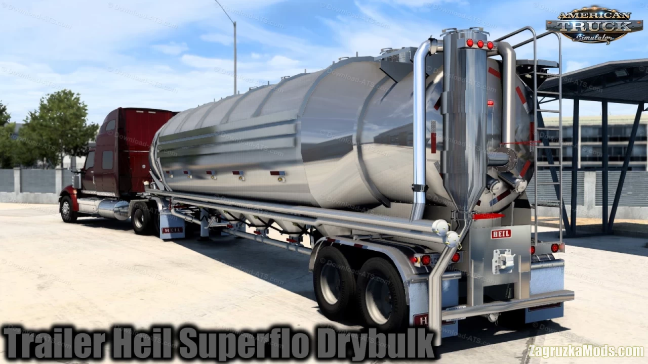 Trailer Heil Superflo Drybulk Ownable v1.5 (1.47.x) for ATS