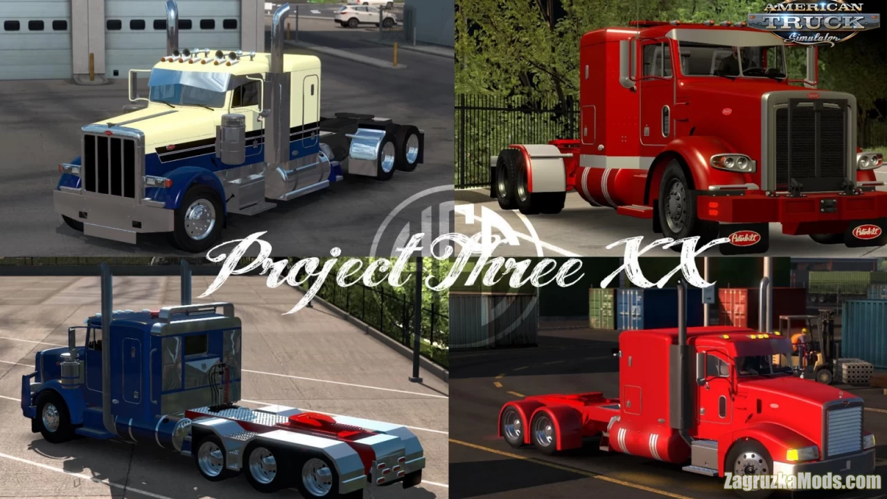 Project3XX Pack ATS Trucks v2.149A (1.49.x) for ATS