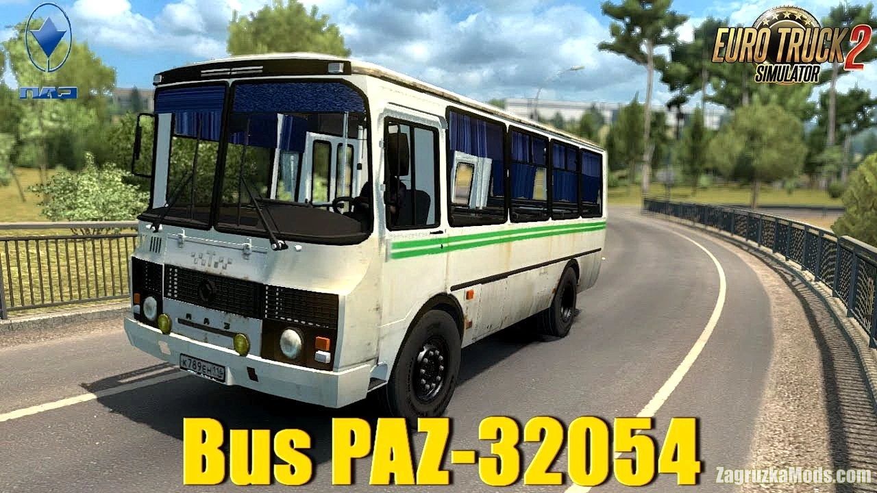 Bus PAZ-32054 v1.7.5 (1.43.x) for ETS2