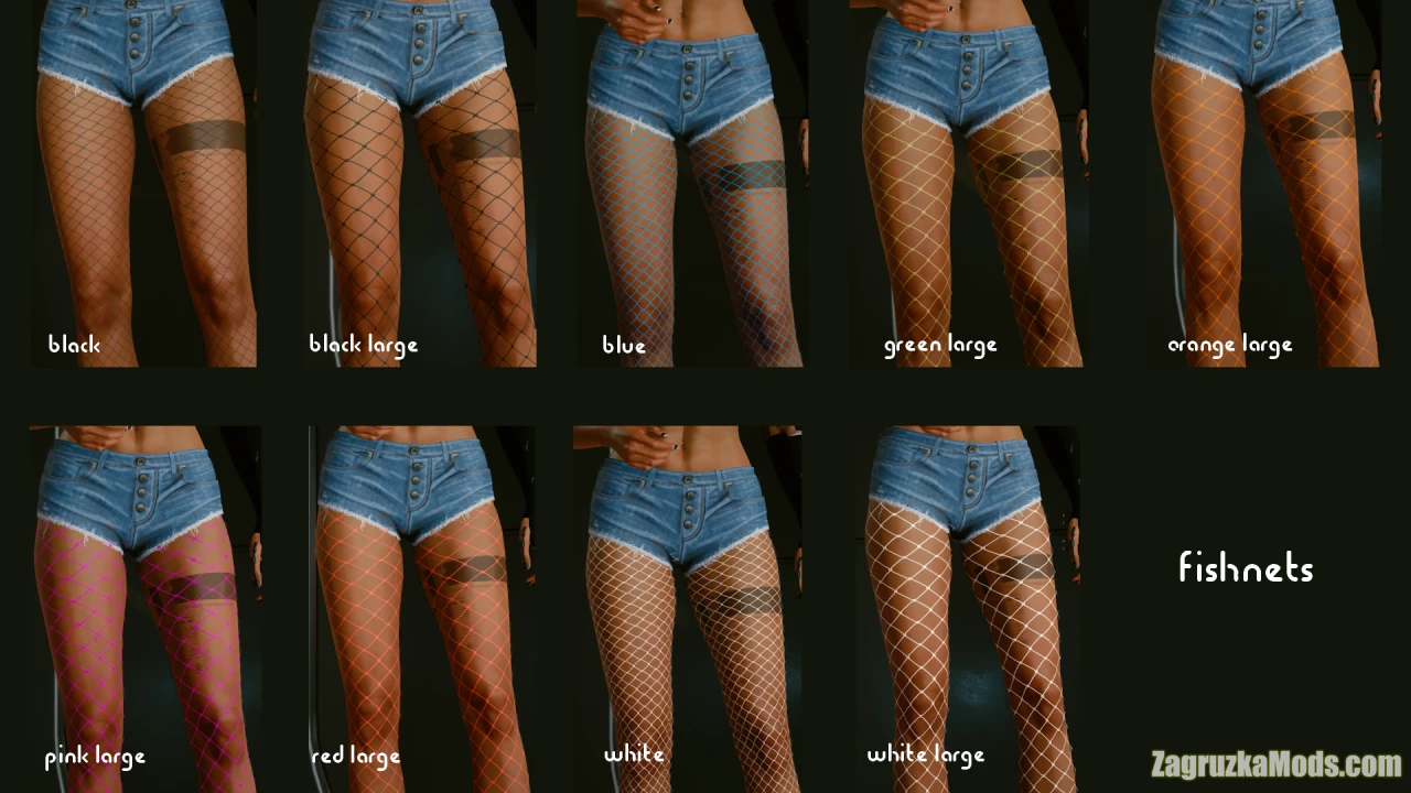 Stockings and Fishnets v1.0 for CyberPunk 2077
