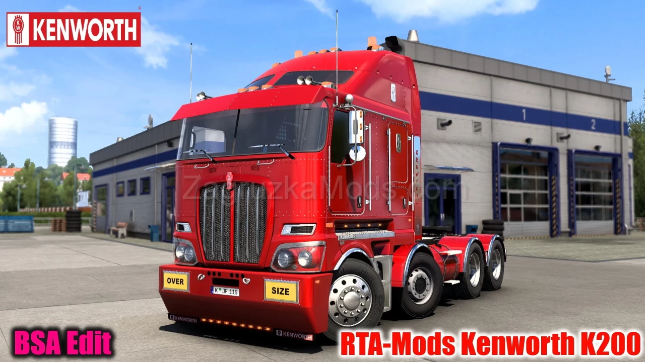 RTA-Mods Kenworth K200 v14.150 (BSA Edit) (1.50.x) for ETS2