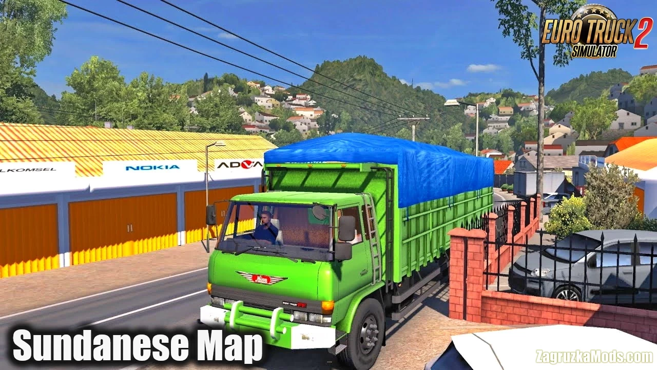 Sundanese Map v1.1 by Fauzan (1.41.x) for ETS2