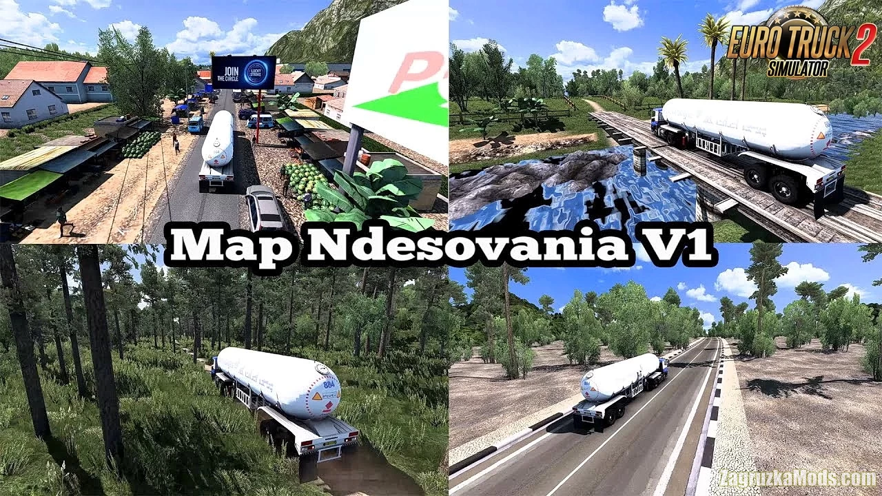 Ndesovania Map v2.0 by Jaka (1.41.x) for ETS2