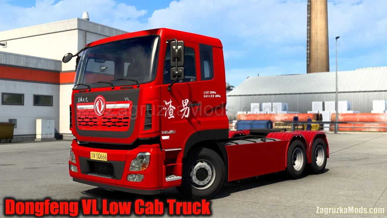 Dongfeng VL Low Cab Truck + Interior v1.0 (1.41.x) for ETS2