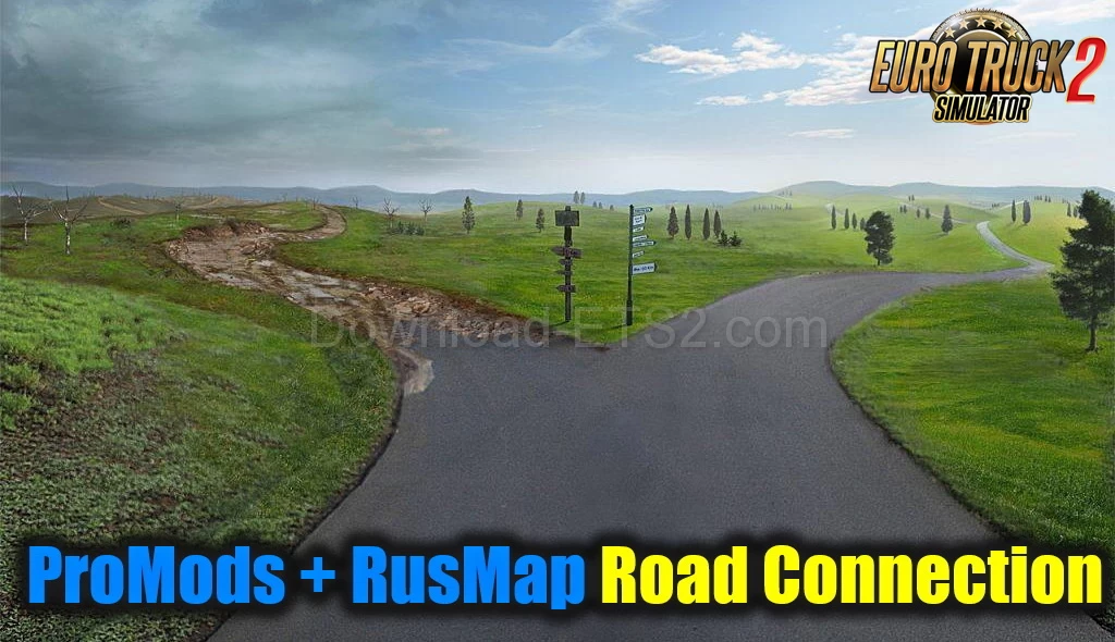 ProMods + RusMap Road Connection v5.8 (1.50.x) for ETS2