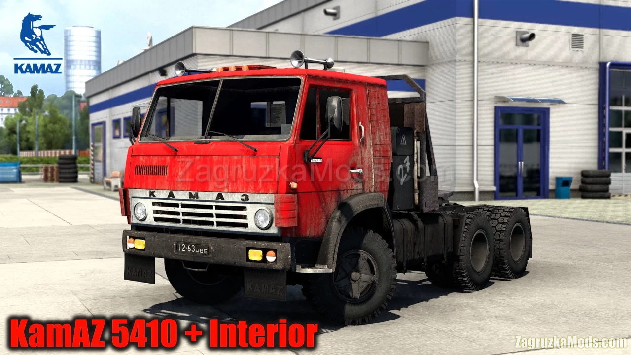 KamAZ 5410 HQ + Interior v3.1 (1.53.x) for ETS2