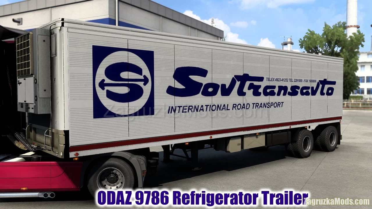 ODAZ 9786 Refrigerator Trailer v0.1.2 (1.45.x) for ETS2