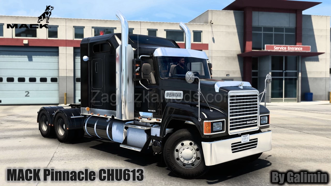 Mack Pinnacle CHU613 v2.6 By Galimin (1.51.x) for ATS