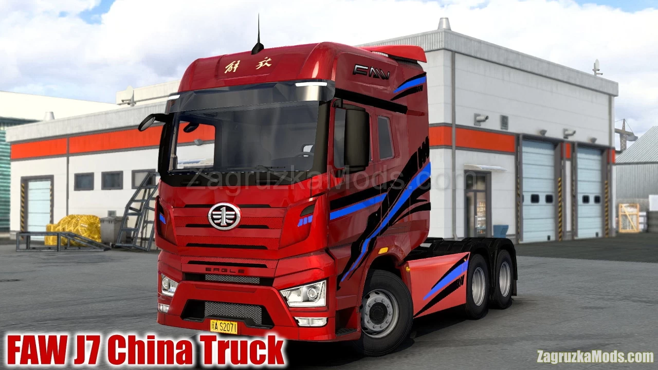 FAW J7 China Truck + Interior v2.0 (1.41.x) for ETS2