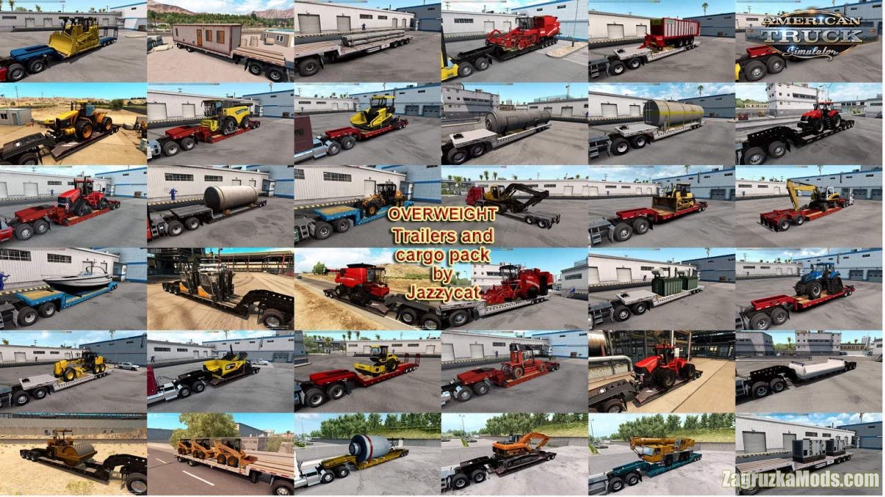 Overweight Trailers and Cargo Pack v6.0 (1.47.x) for ATS