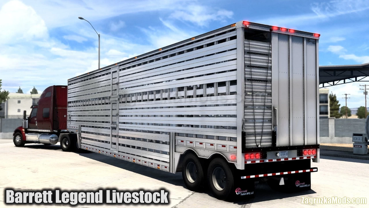 Barrett Legend Livestock Trailer v1.1 (1.41.x) for ATS