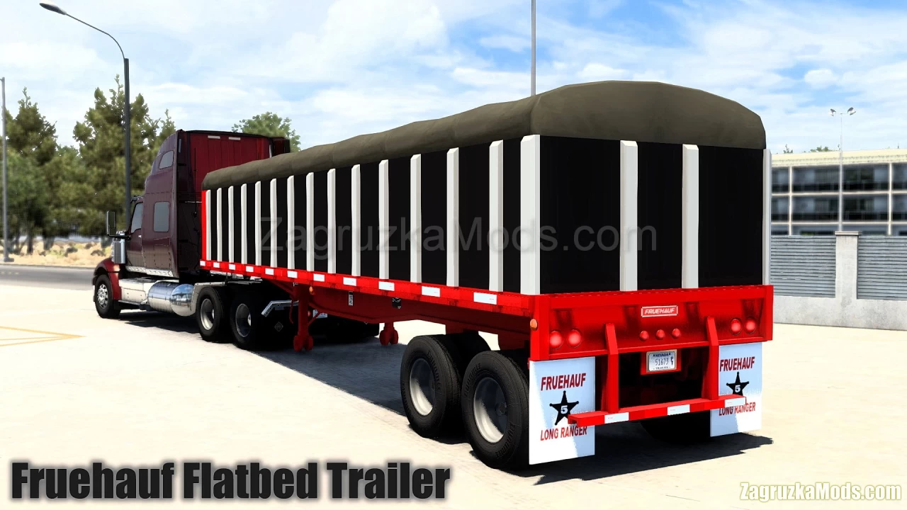 Fruehauf Flatbed Trailer Ownable v1.2 (1.50.x) for ATS