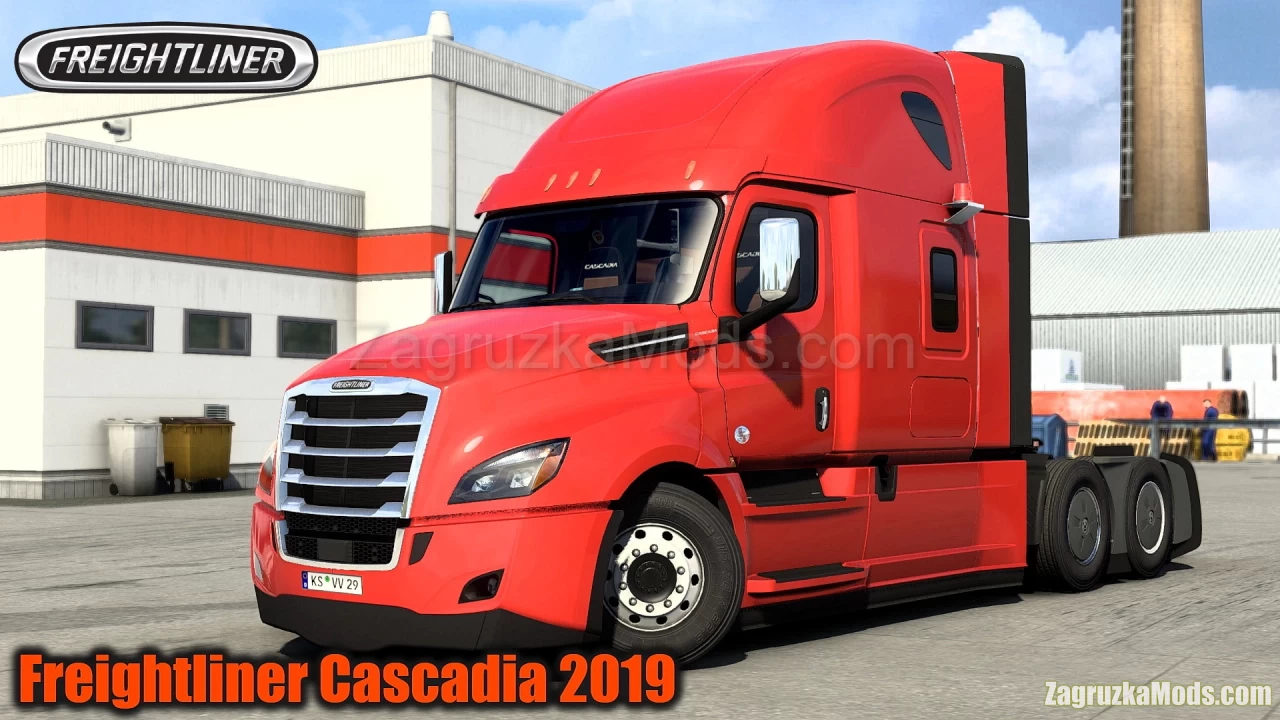 Freightliner Cascadia 2019 + Interior v1.2 (1.43.x) for ETS2