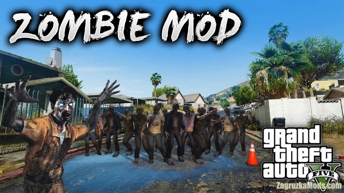 Zombie War Mod v8.1 for GTA 5