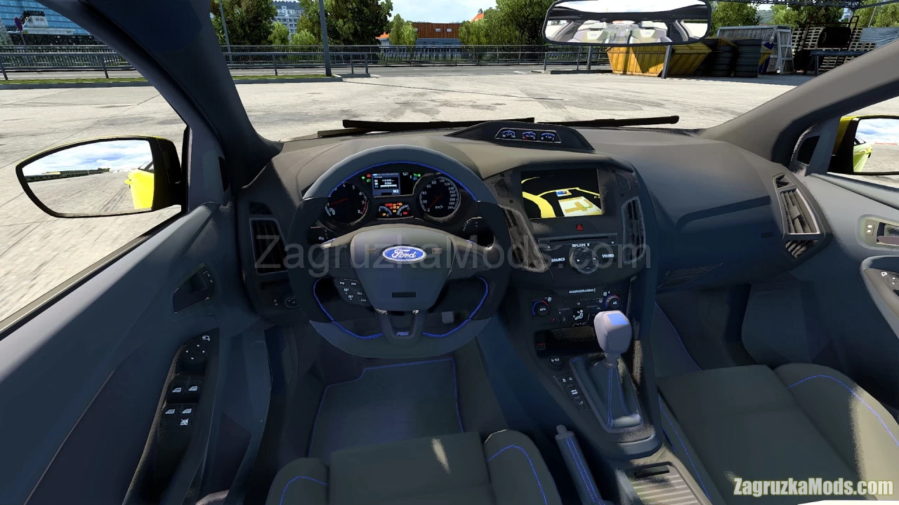 Ford Focus RS MK3 + Interior v2.3 (1.46.x) for ATS and ETS2