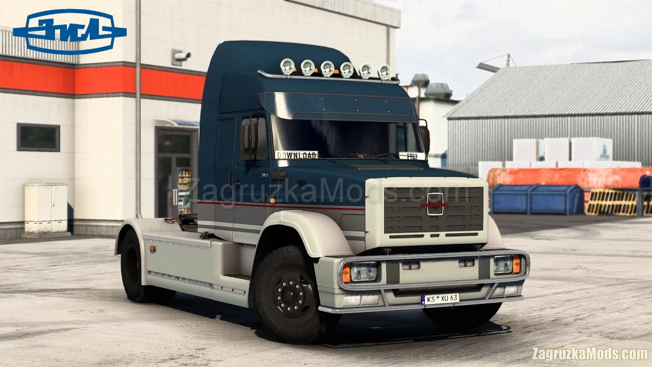 ZIL 5423 Aero Truck + Interior v3.5.1 (1.43.x) for ETS2