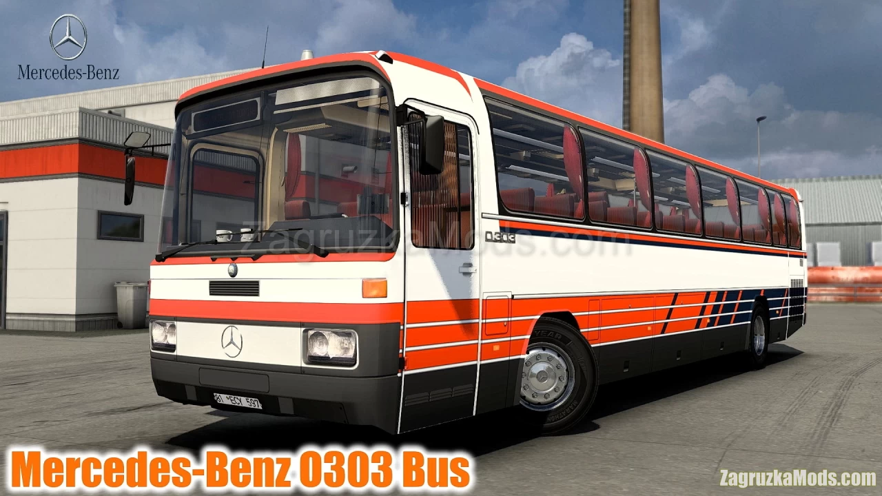 Mercedes-Benz O303 Bus v1.0 (1.41.x) for ATS and ETS2
