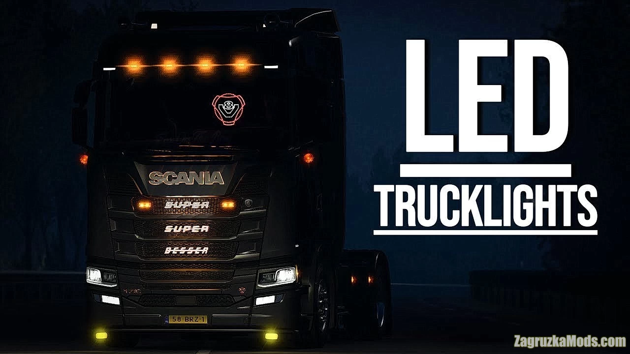LED Trucklights Mod v13.0 (1.47.x) for ETS2