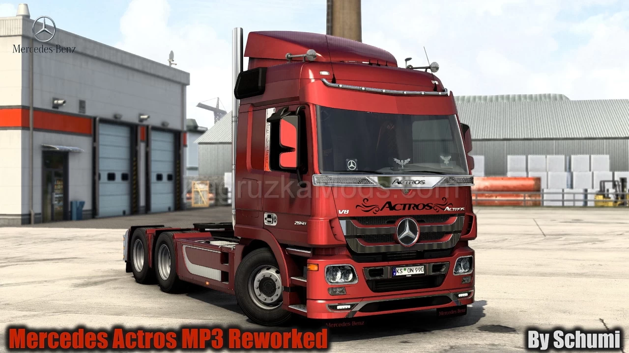 Mercedes Actros MP3 Reworked v4.6 (1.53.x) for ETS2