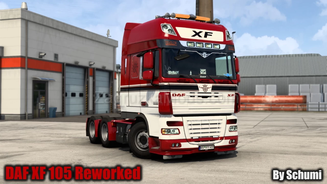 DAF XF 105 Reworked v4.5 By Schumi (1.54.x) for ETS2