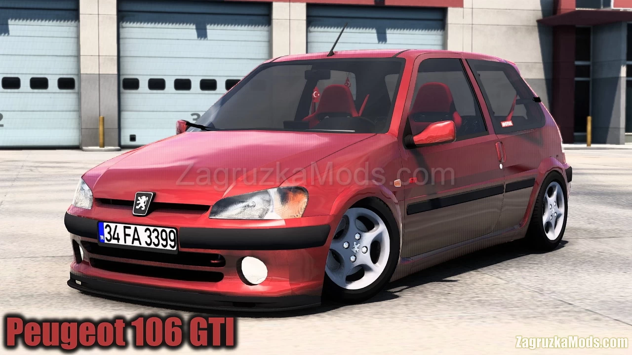 Peugeot 106 GTI + Varex Sound v1.6 (1.45.x) for ATS and ETS2