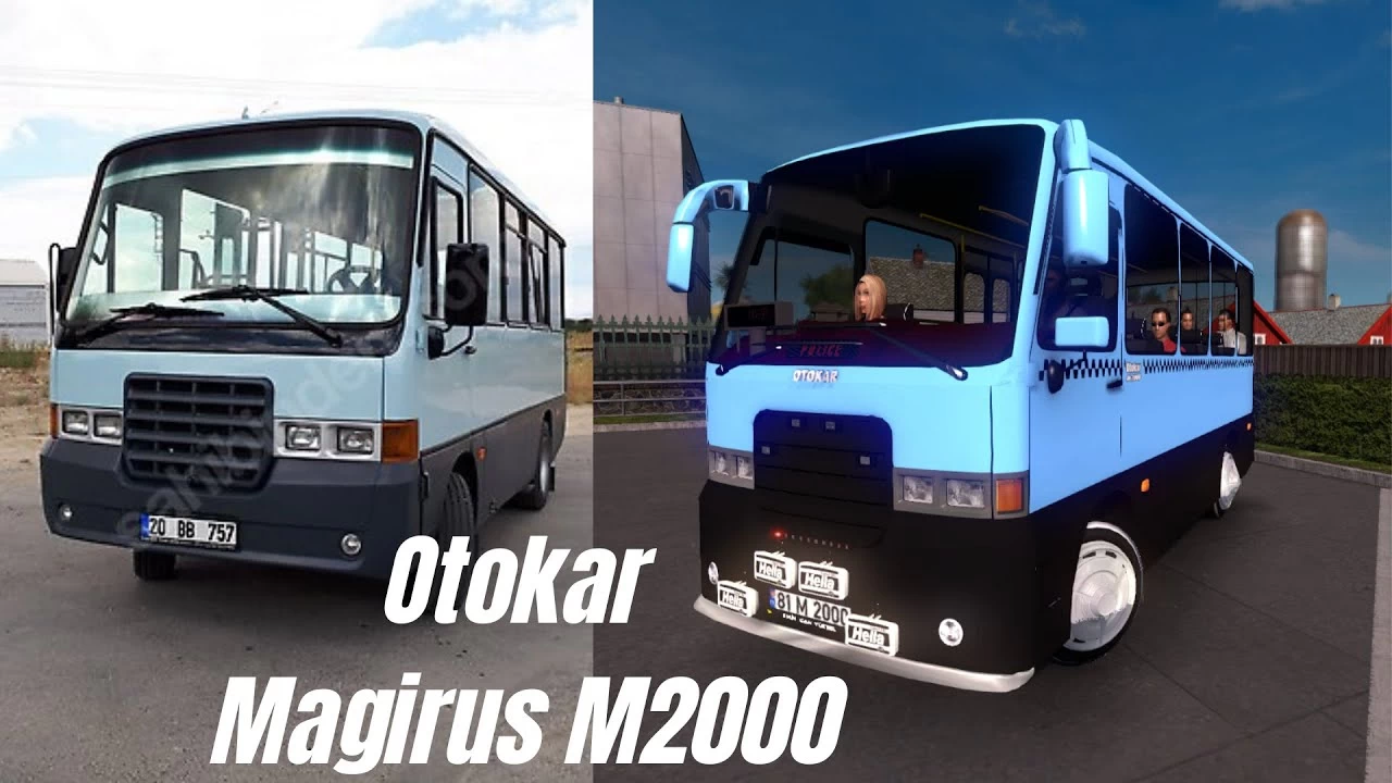 Minibus Otokar Magirus M2000 v2.1 (1.42.x) for ATS and ETS2