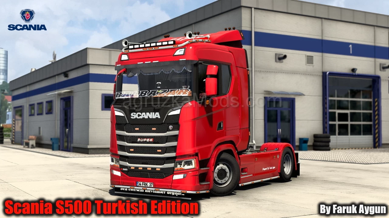 Scania S500 Turkish Edition Truck v1.3 (1.43.x) for ETS2
