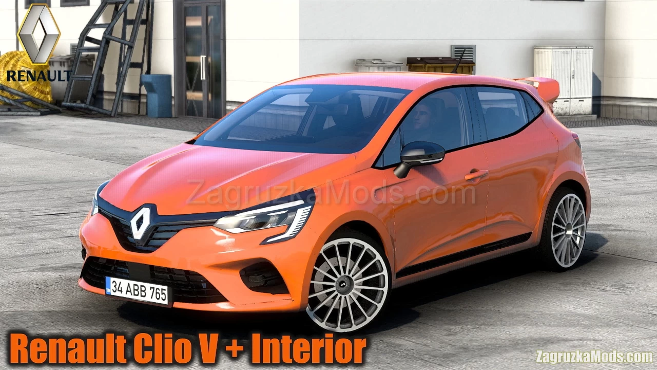 Renault Clio V + Interior v2.0 (1.44.x) for ATS and ETS2