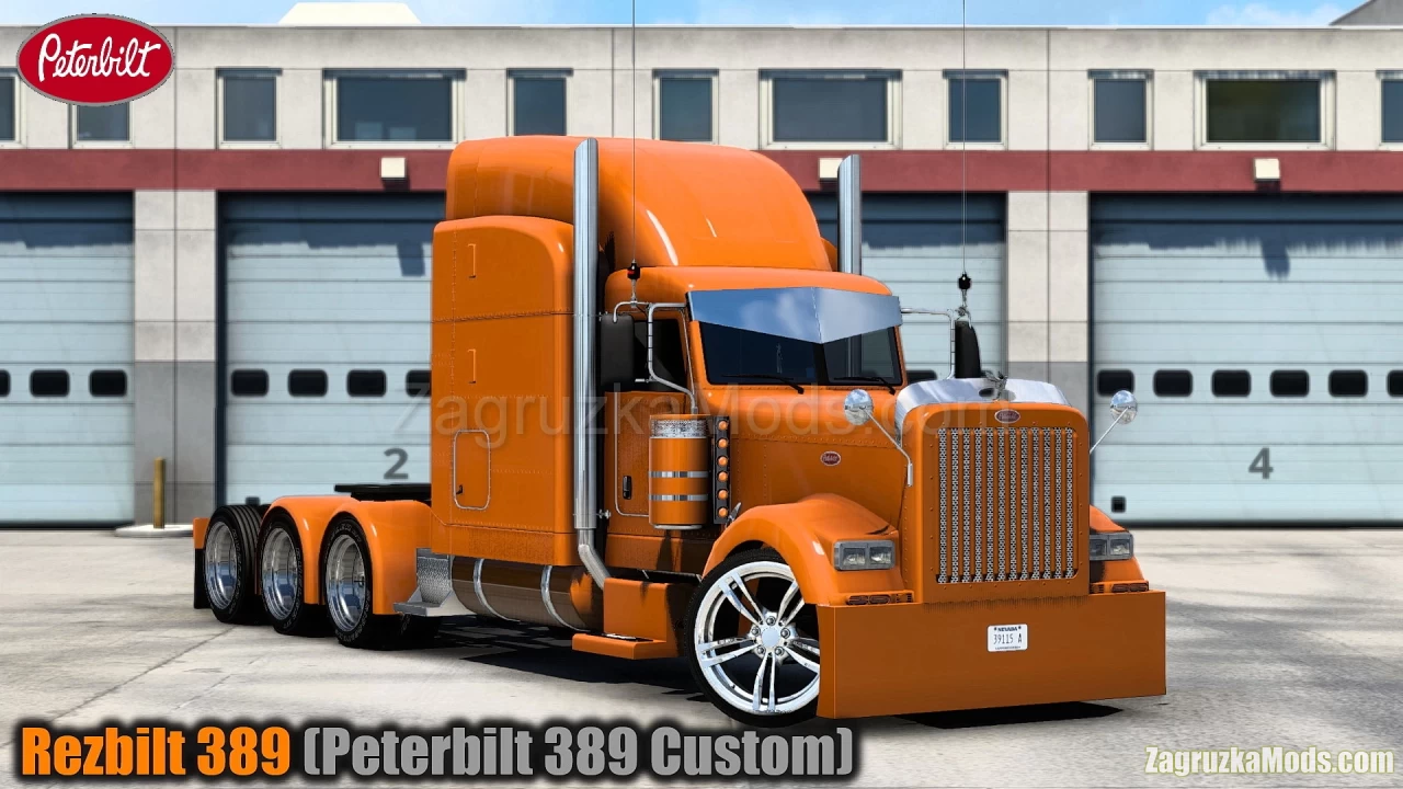 Rezbilt 389 (Peterbilt 389 Custom) v2.0 (1.50.x) for ATS