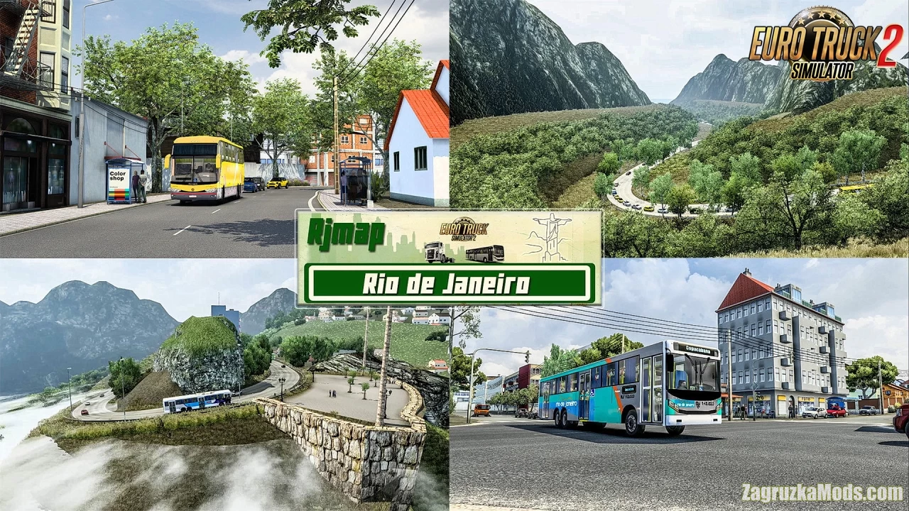 RJ Map (Rio de Janeiro) v3.0 (1.41.x) for ETS2